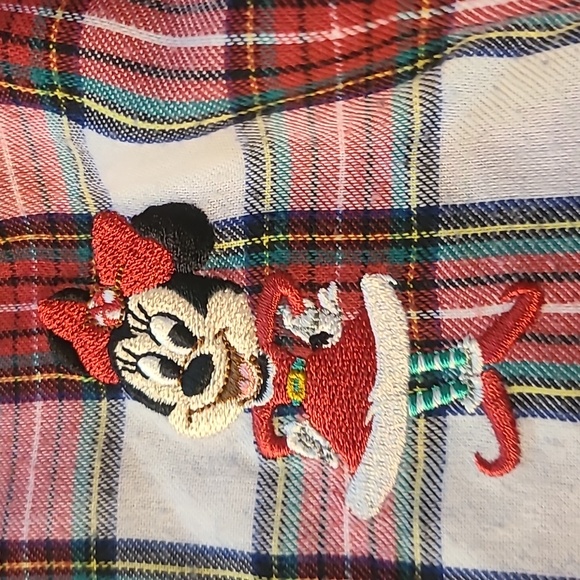 Minnie Mouse Christmas Nightgown size 9/10 - Picture 2 of 5